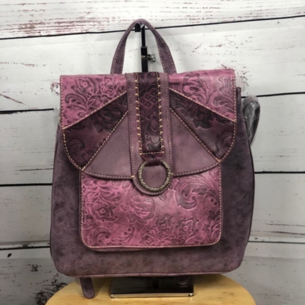 Montana West Embossed Collection Backpack